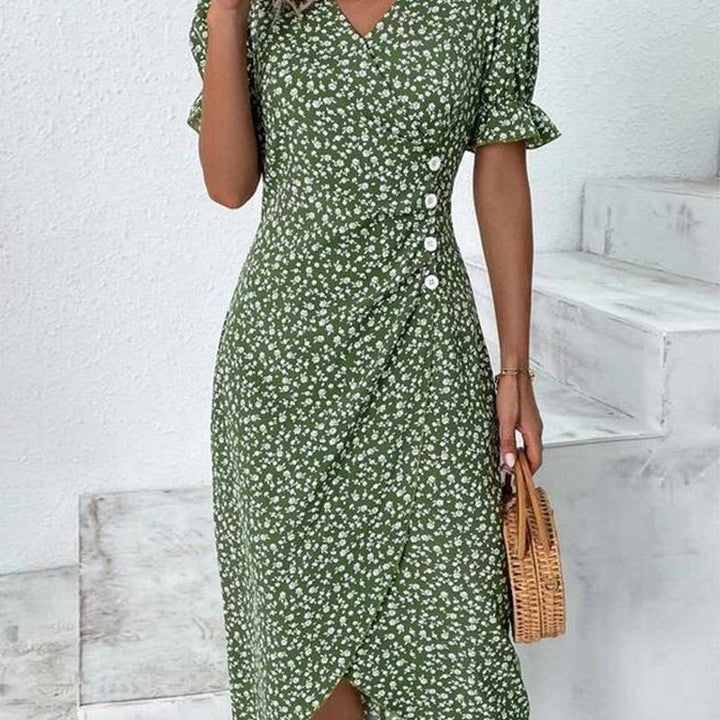 Floral Summer Midi Dress