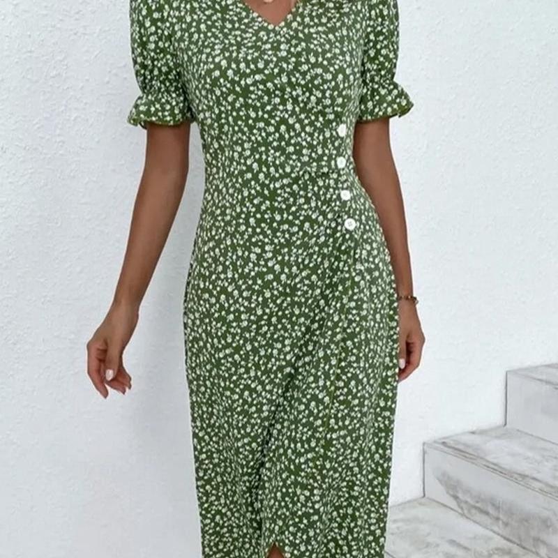 Floral Summer Midi Dress