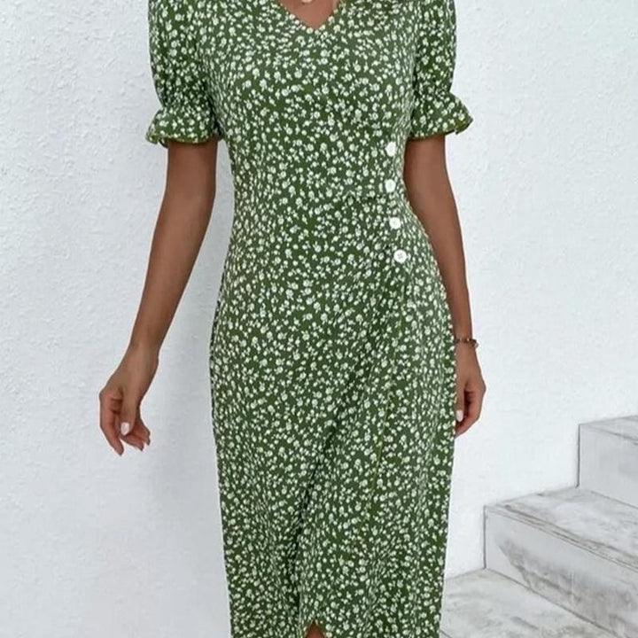 Floral Summer Midi Dress