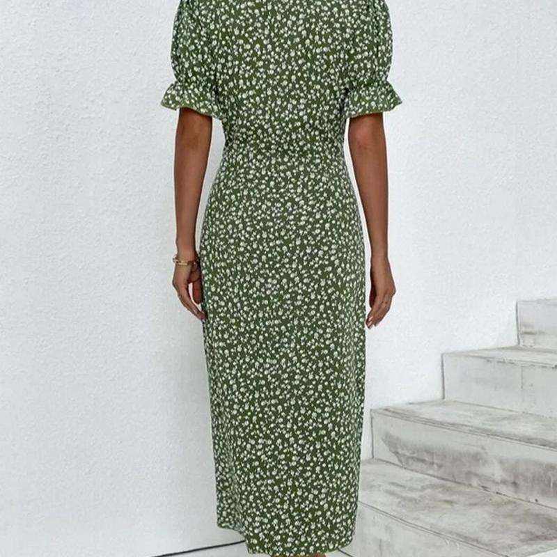 Floral Summer Midi Dress