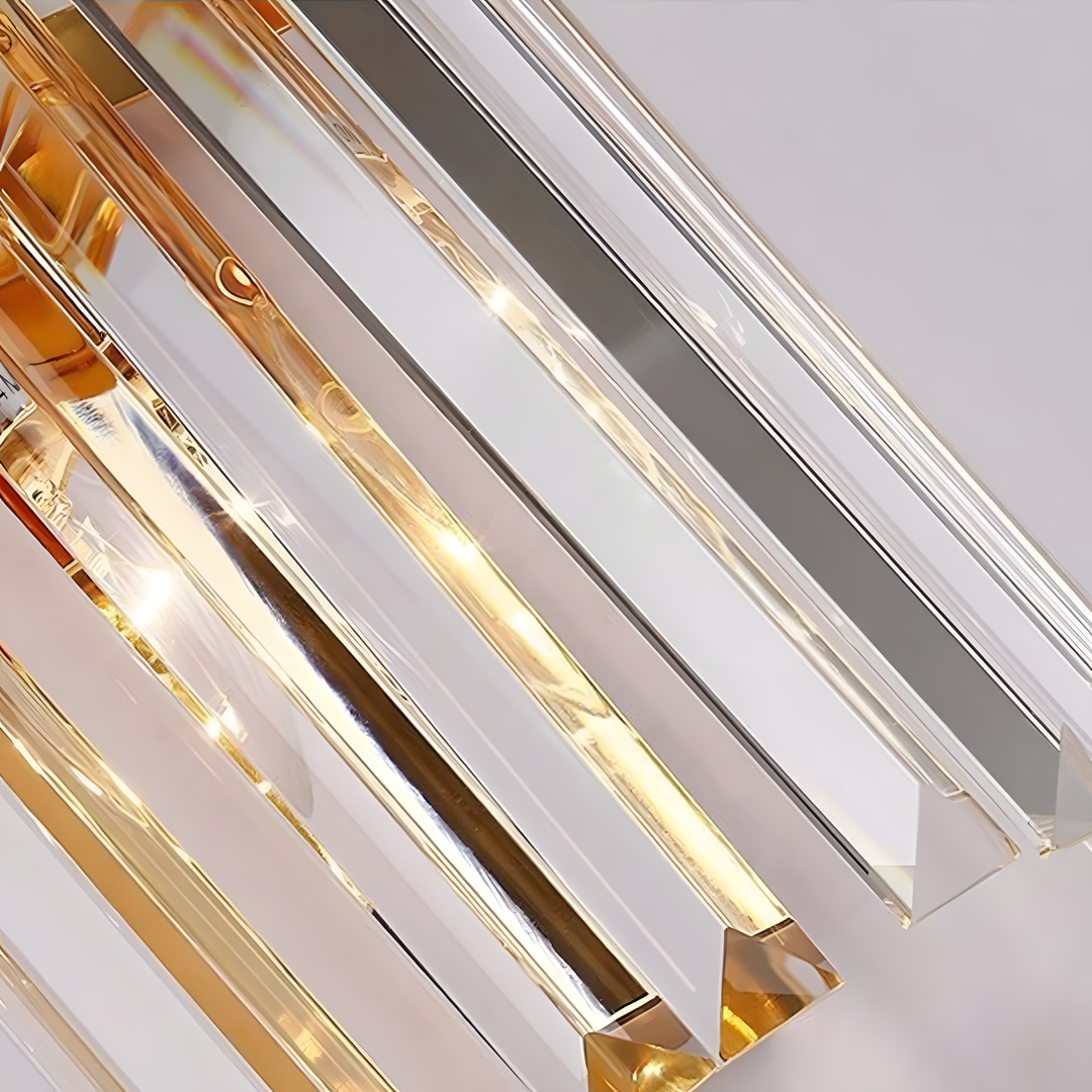 Crystal Wall Light | Modern Stainless Steel Sconce