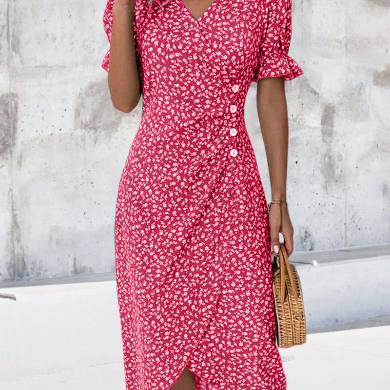 Floral Summer Midi Dress