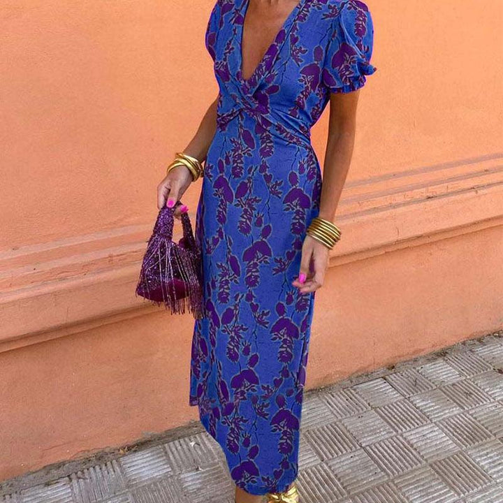 Floral V-Neck Dress