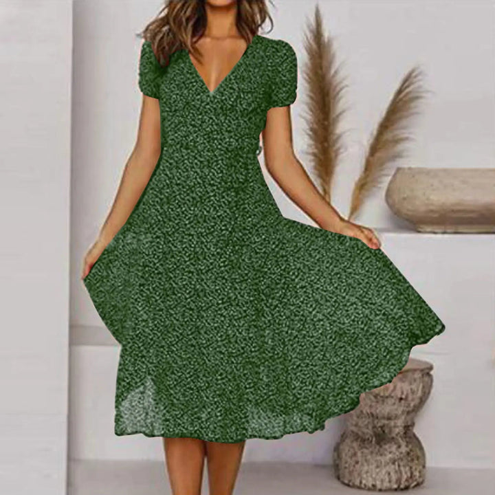 Short Sleeve Everyday Midi Dress