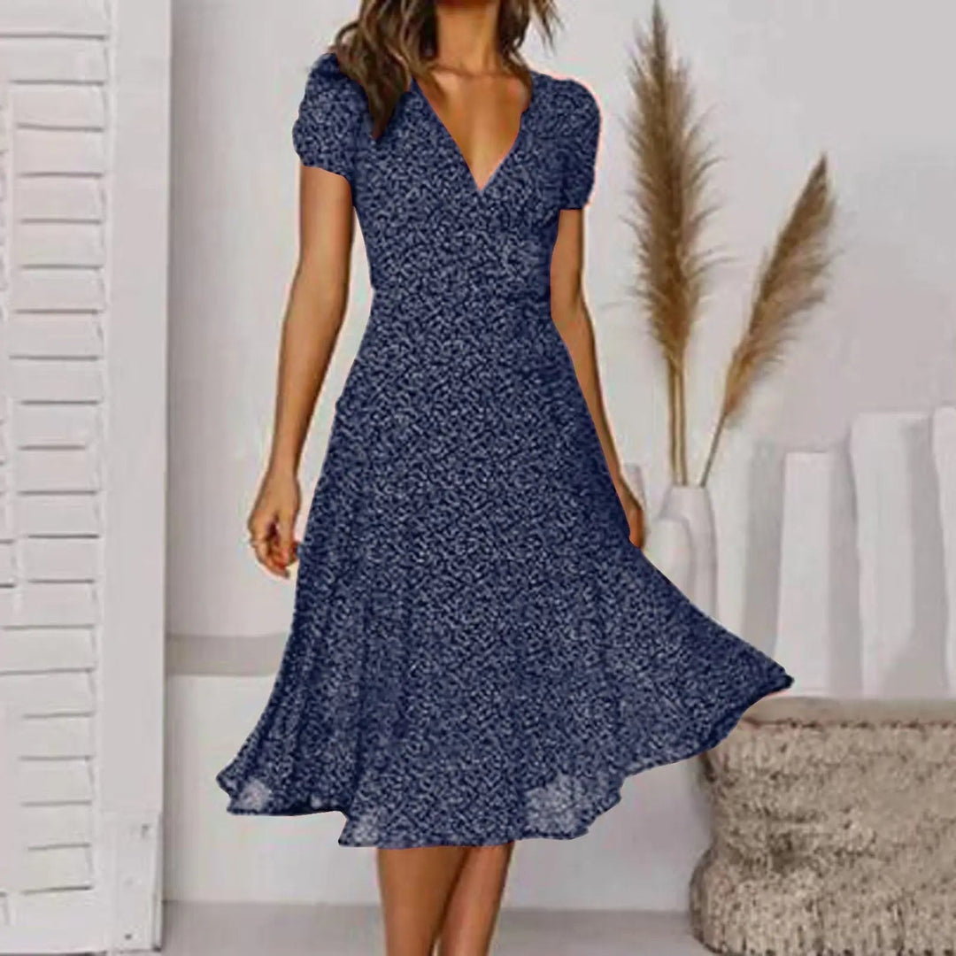 Short Sleeve Everyday Midi Dress