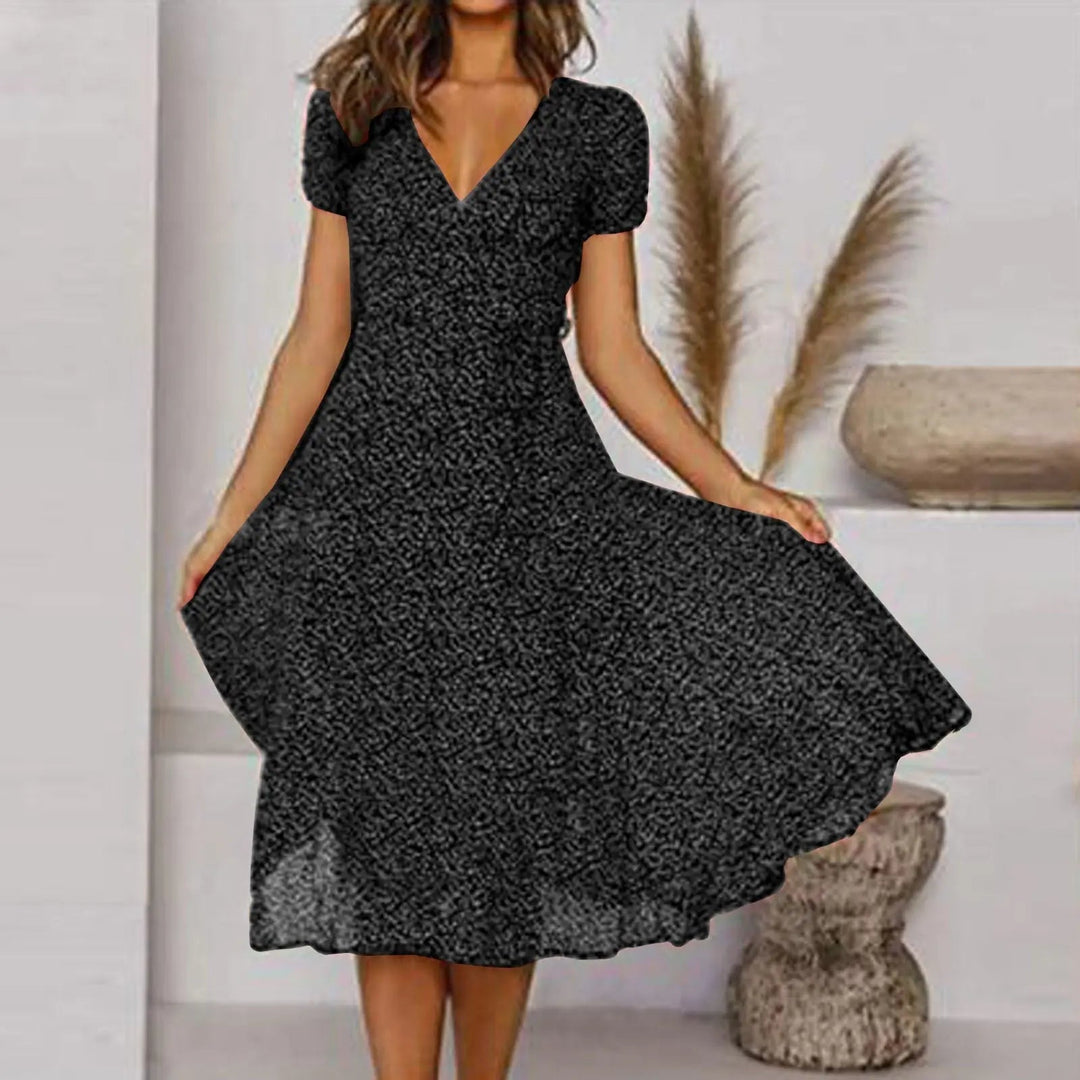 Short Sleeve Everyday Midi Dress