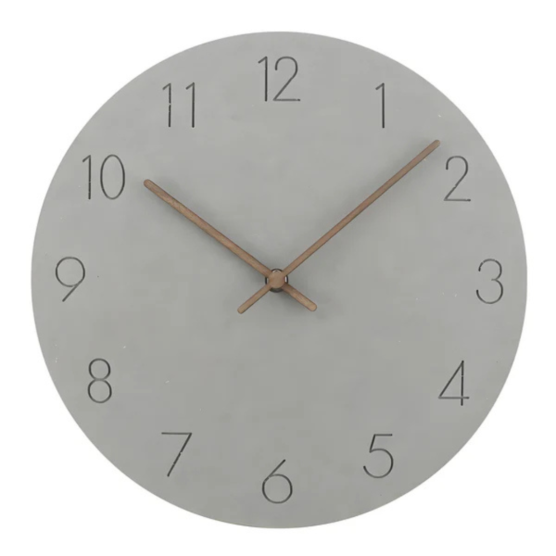 Minimalist Wall Clock | Contemporary Wood Design