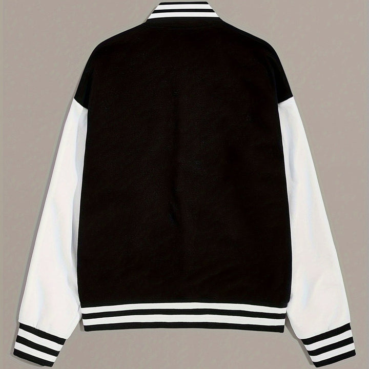 Harper | Women’s Casual Oversized Varsity Bomber Jacket