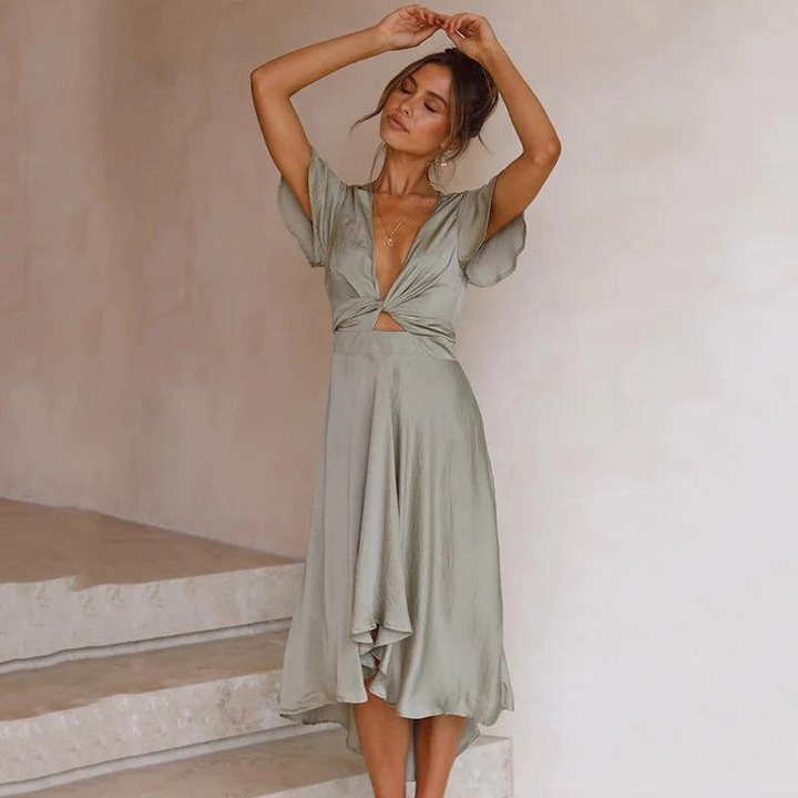 Loose-Fit Summer Midi Dress