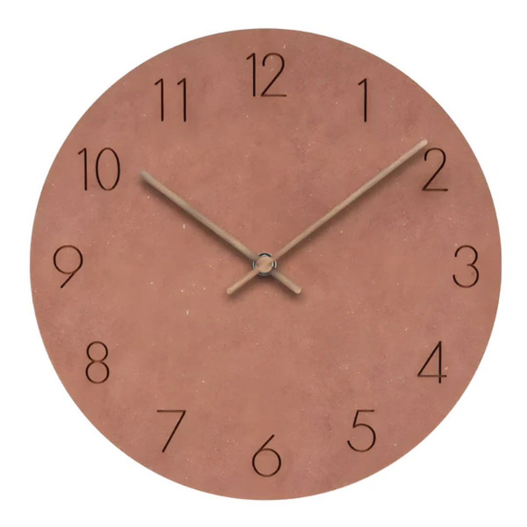 Minimalist Wall Clock | Contemporary Wood Design