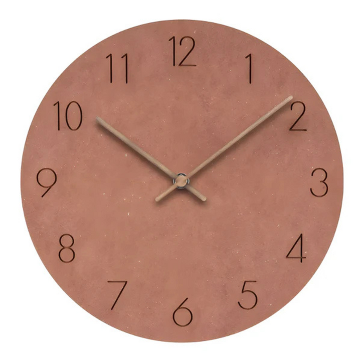 Minimalist Wall Clock | Contemporary Wood Design