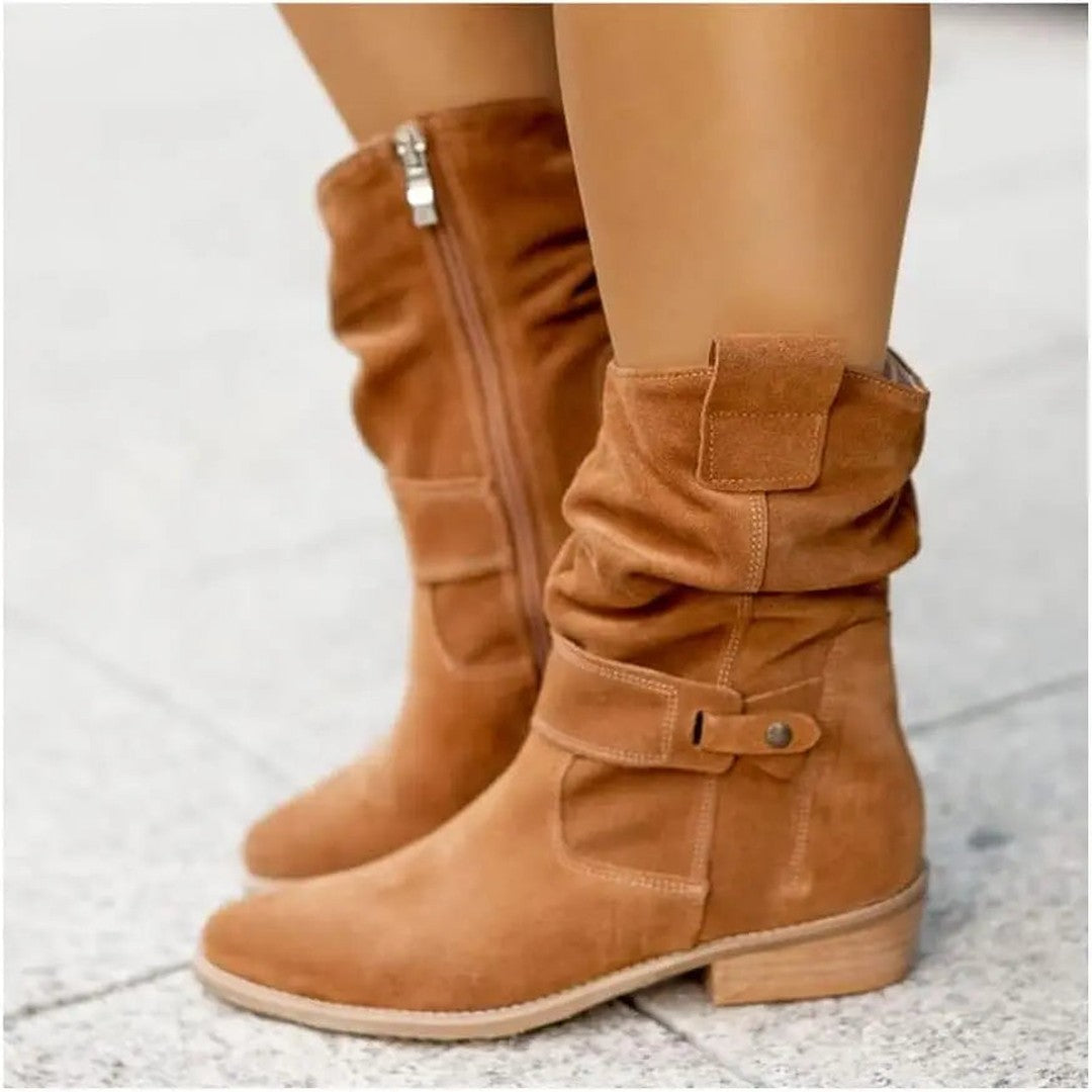 C&M® | Stylish Suede Knee Boots Carol & Margaret Wilmington