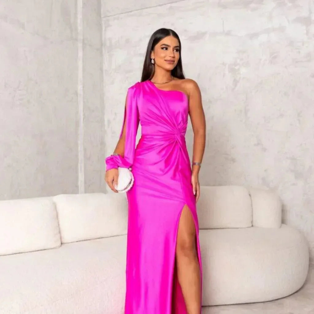 Sleeveless Maxi Dress with Side Split