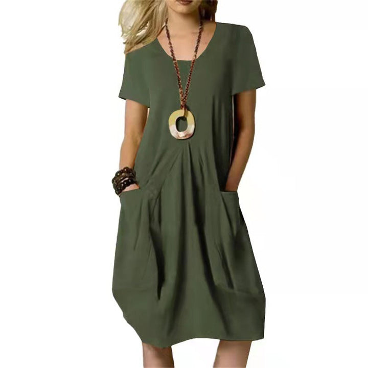 Summer Pocket Swing Dress
