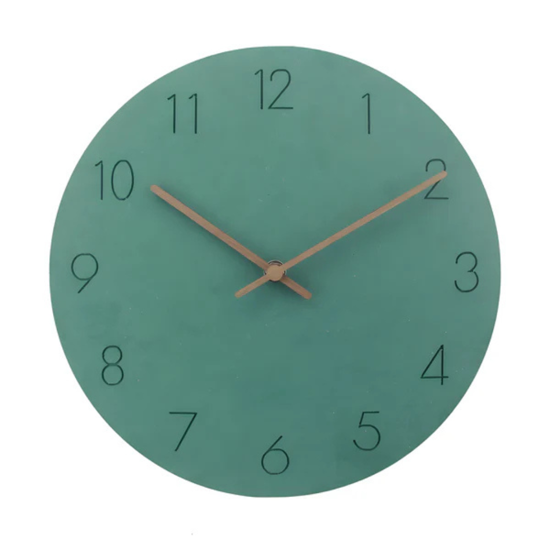 Minimalist Wall Clock | Contemporary Wood Design