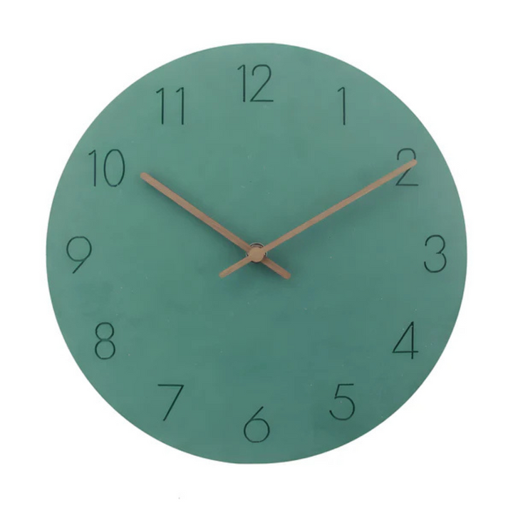 Minimalist Wall Clock | Contemporary Wood Design