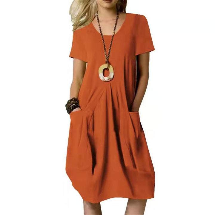 Summer Pocket Swing Dress