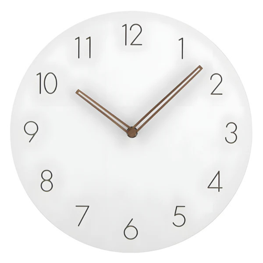 Minimalist Wall Clock | Contemporary Wood Design