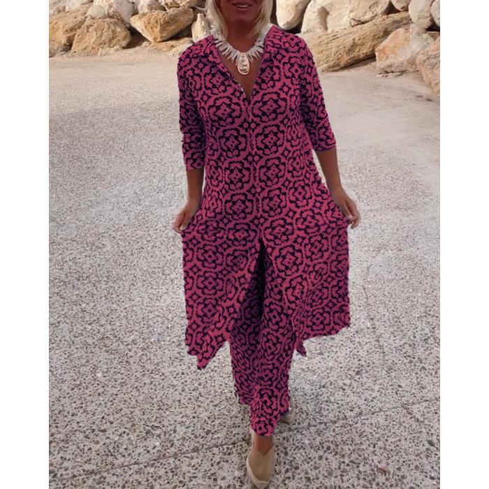 Geometric Two-Piece Set