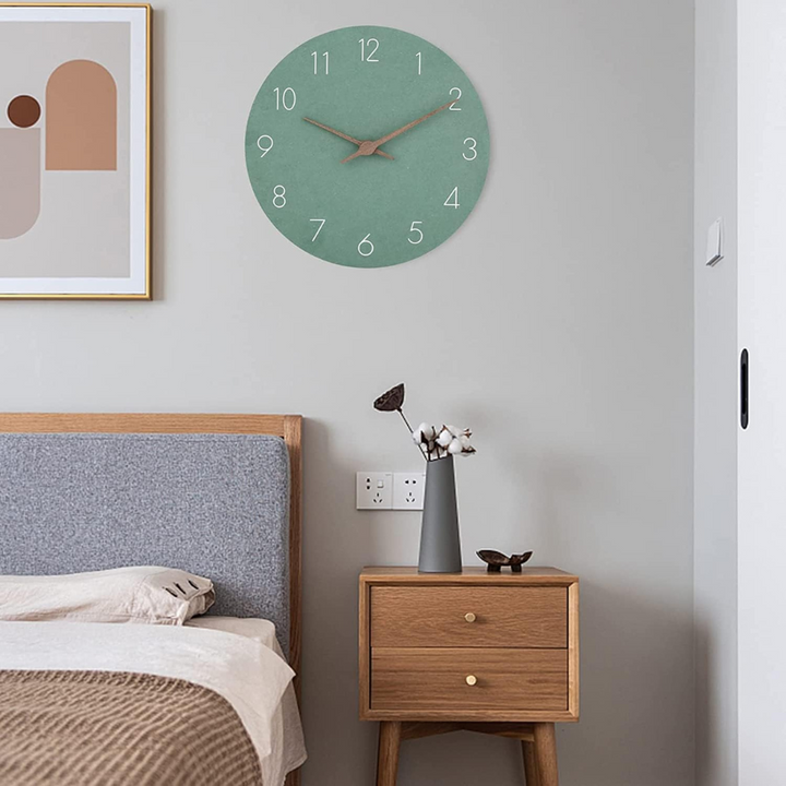 Minimalist Wall Clock | Contemporary Wood Design