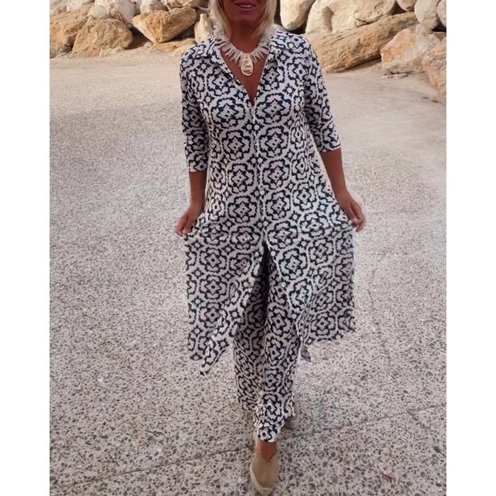 Geometric Two-Piece Set