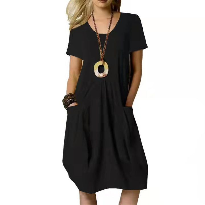 Summer Pocket Swing Dress