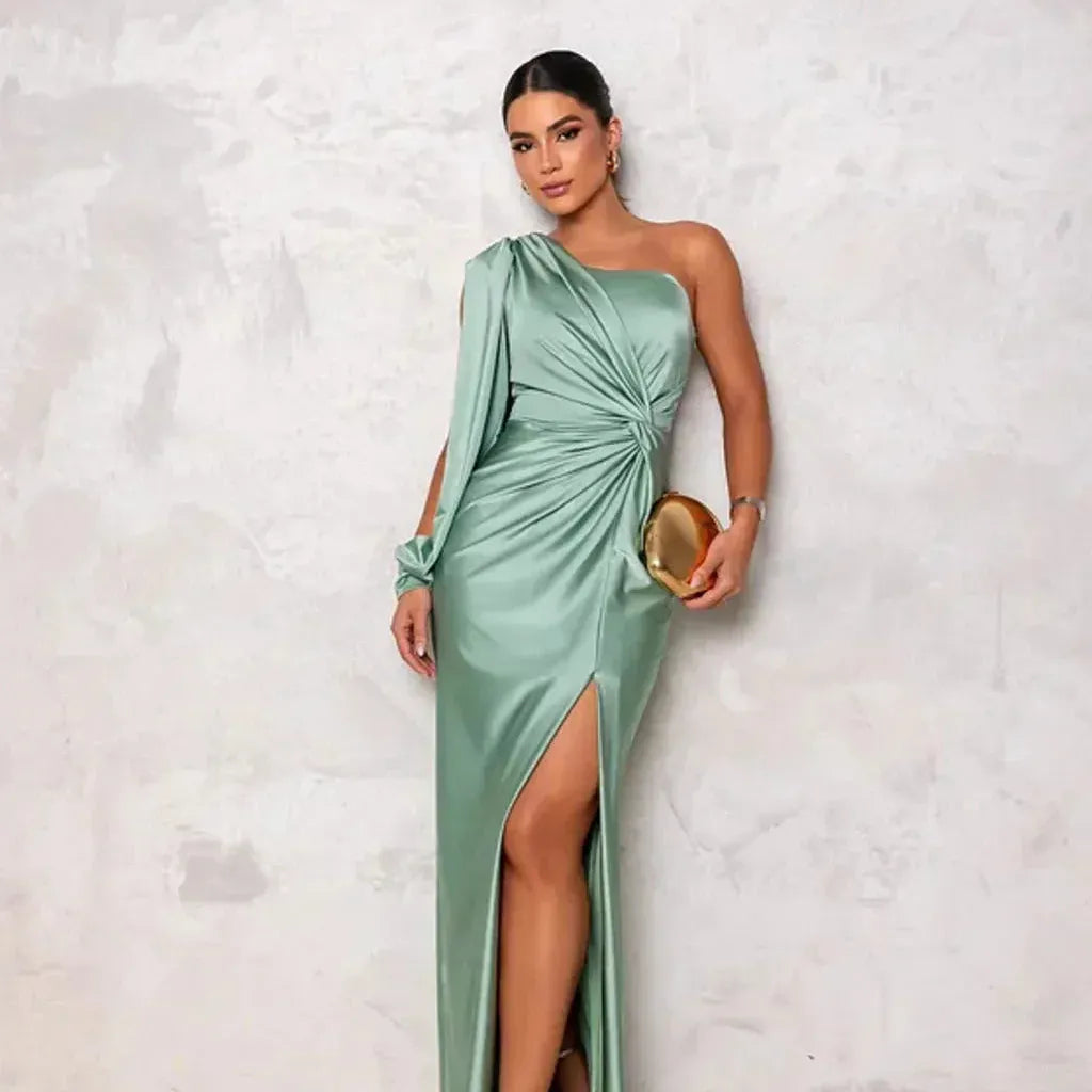 Sleeveless Maxi Dress with Side Split