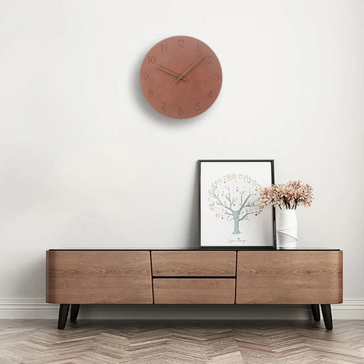 Minimalist Wall Clock | Contemporary Wood Design