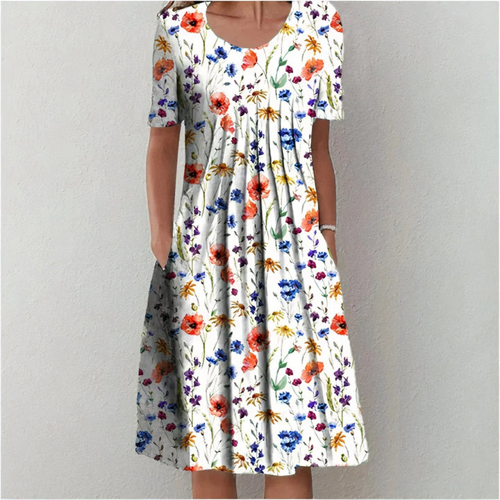 Cotton-Feel Summer Dress