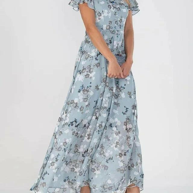Waist Detail Midi Dress