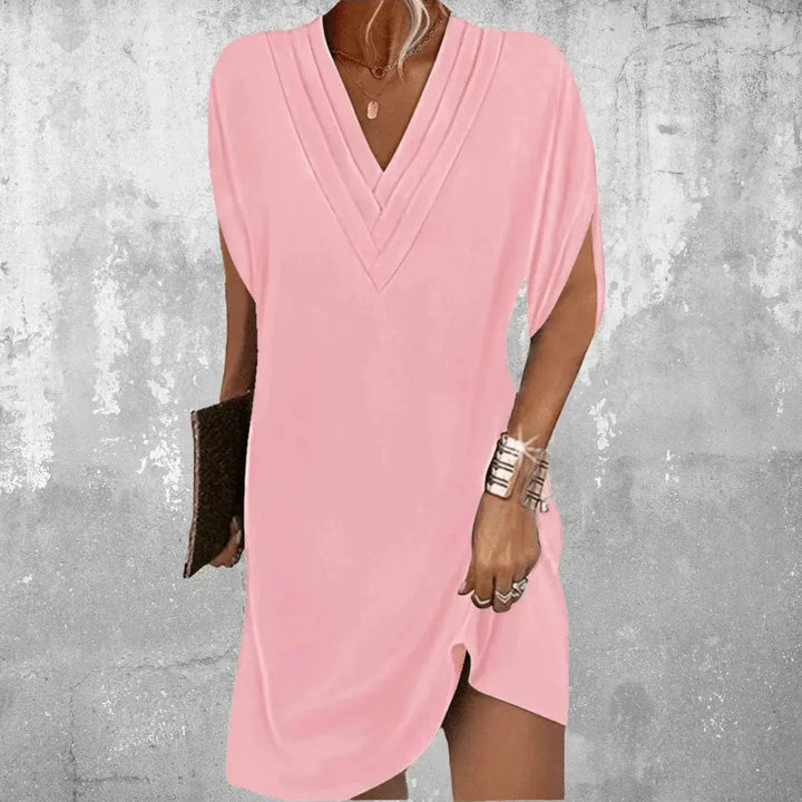 Structured Waist Midi Dress