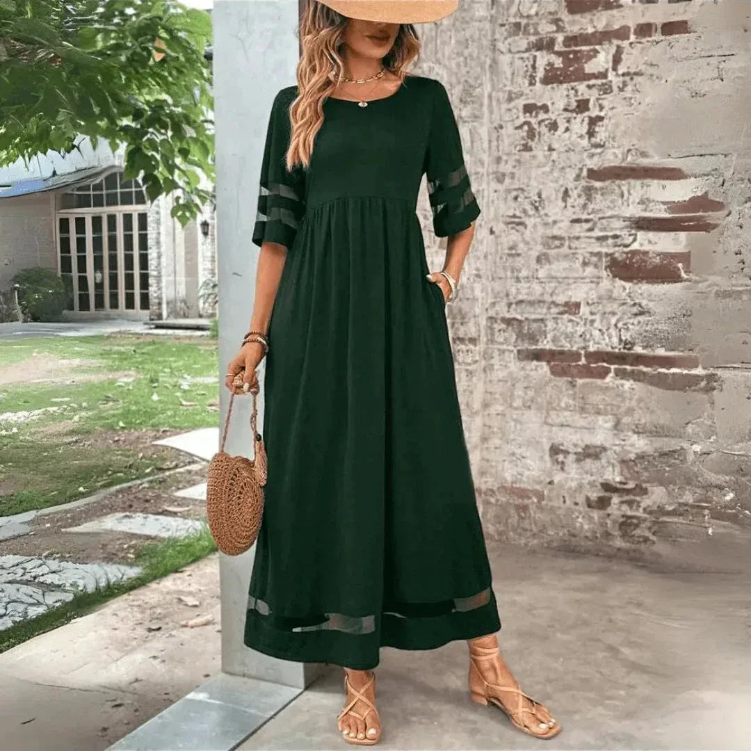 Waist Detail Maxi Dress