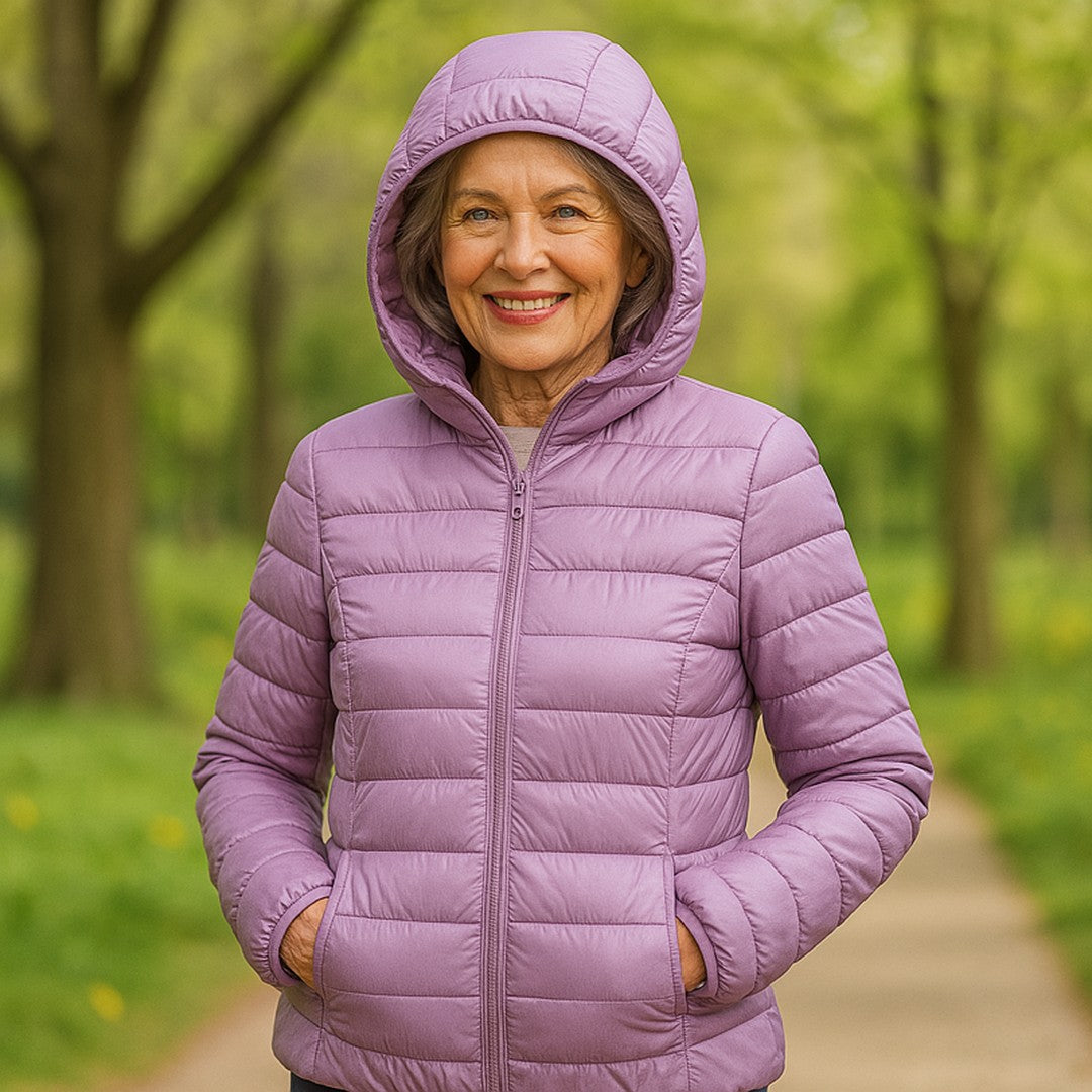 Camille | Light Quilted Hoodie Jacket Carol & Margaret Wilmington