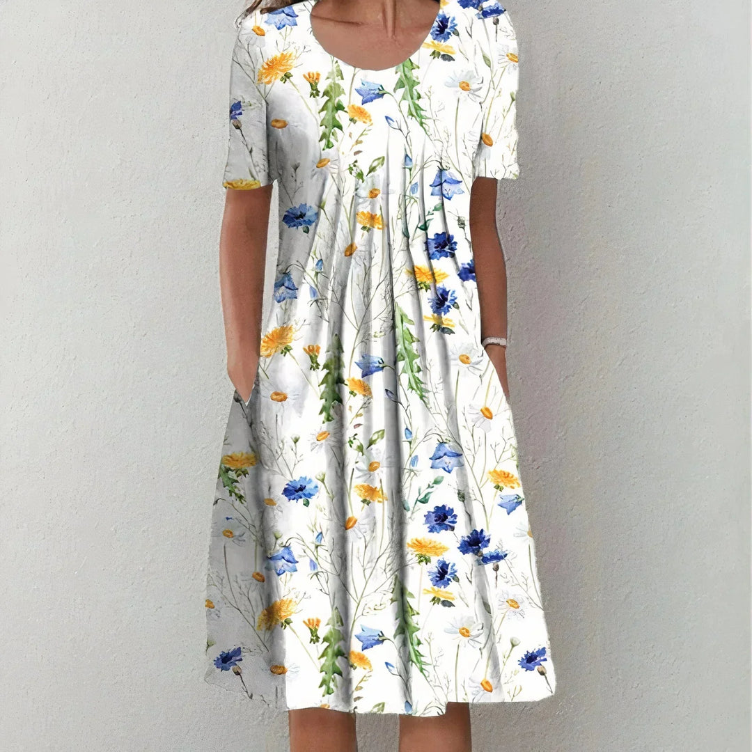 Cotton-Feel Summer Dress
