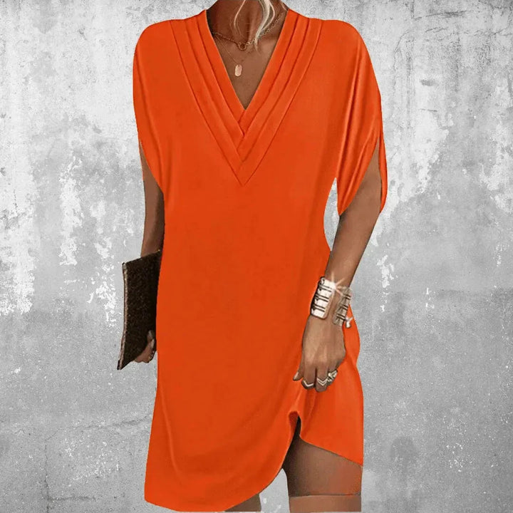 Structured Waist Midi Dress