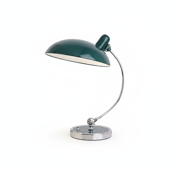 Curved Metal Table Lamp | Bauhaus-Inspired Design