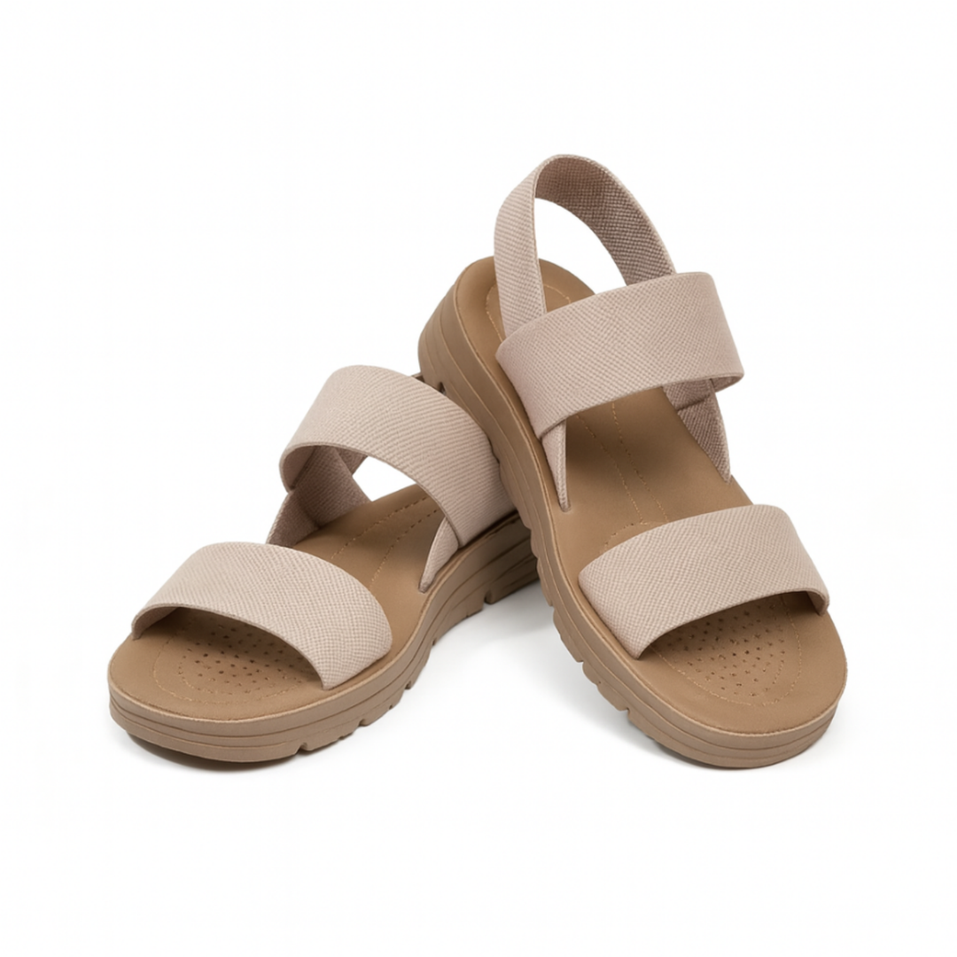 Double Strap Flatform Sandals
