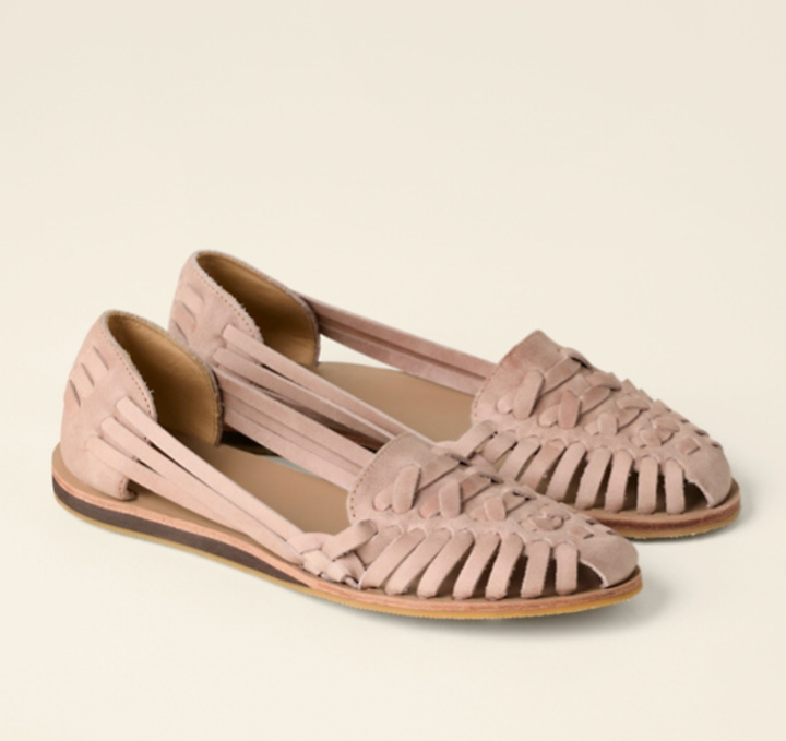 Woven Huarache Flat Sandals