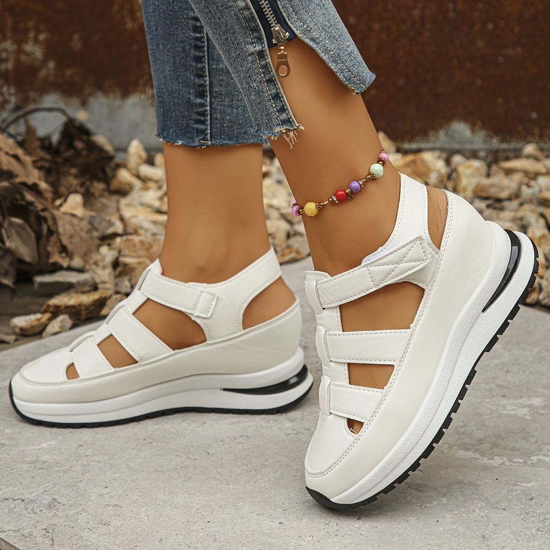 Caged Platform Sport Sandals