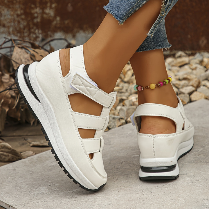Caged Platform Sport Sandals