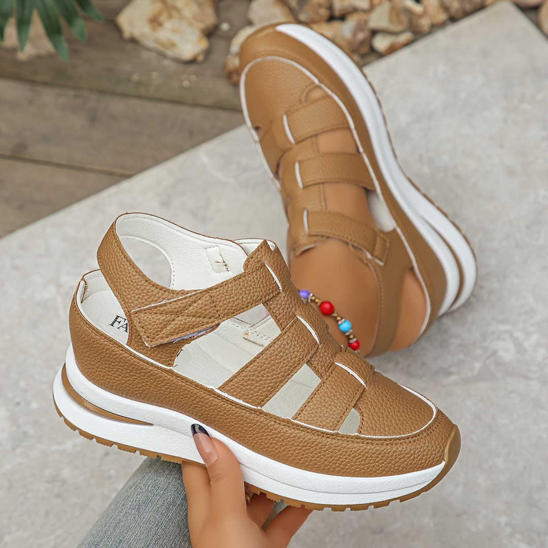 Caged Platform Sport Sandals