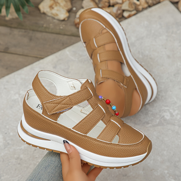 Caged Platform Sport Sandals