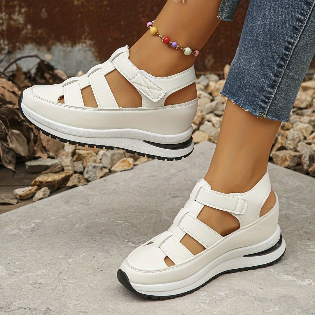 Caged Platform Sport Sandals