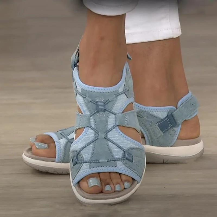 Adjustable Multi-Strap Flat Sandals