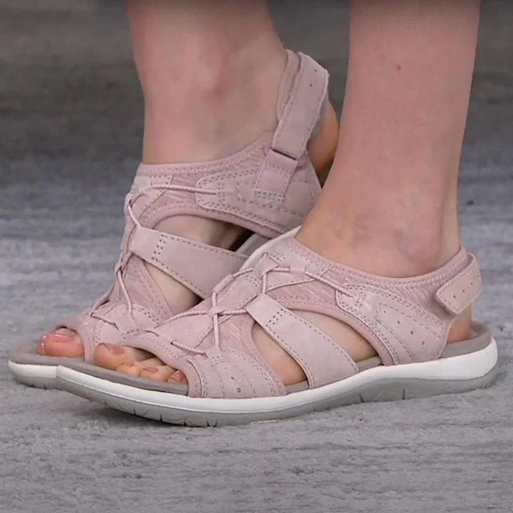 Adjustable Multi-Strap Flat Sandals