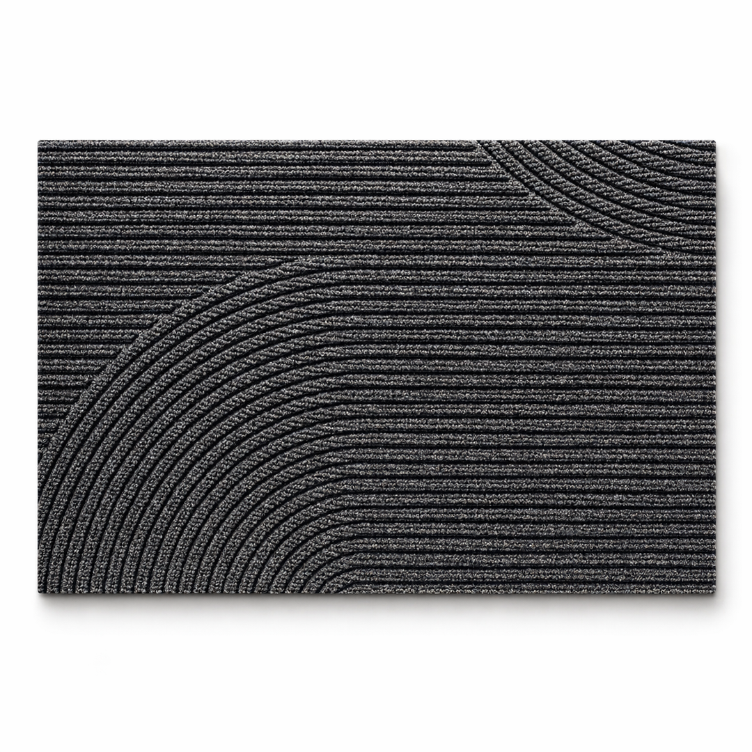 Textured Grip Door Mat | Dirt-Trapping Entry Design