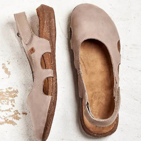 Closed-Toe Slingback Sandals