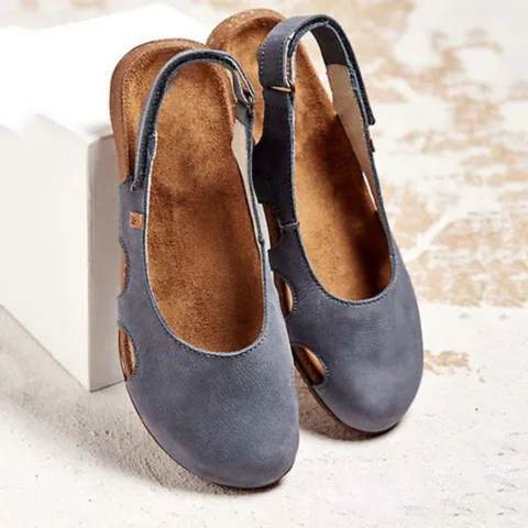 Closed-Toe Slingback Sandals