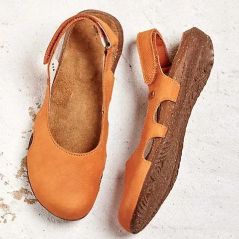 Closed-Toe Slingback Sandals