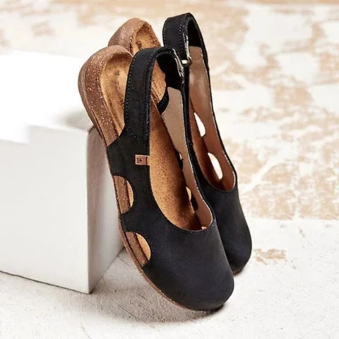 Closed-Toe Slingback Sandals